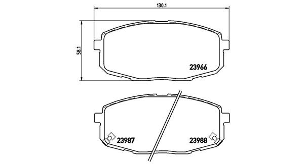 MAGNETI MARELLI Комплект тормозных колодок, дисковый тормоз 363700430034